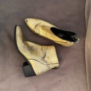 8.5 Dolce Vita Gold Sequin Bootie